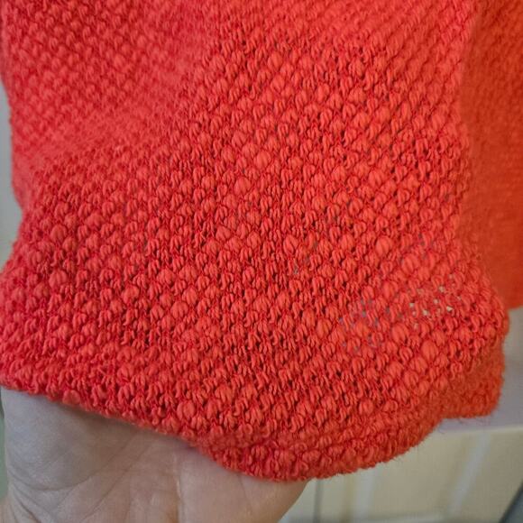 VELVET By Graham & Spencer Dallas cardigan hibiscus pink Resort Wear Office LG - Picture 4 of 8